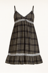 Stylish Checkered Chic Dress