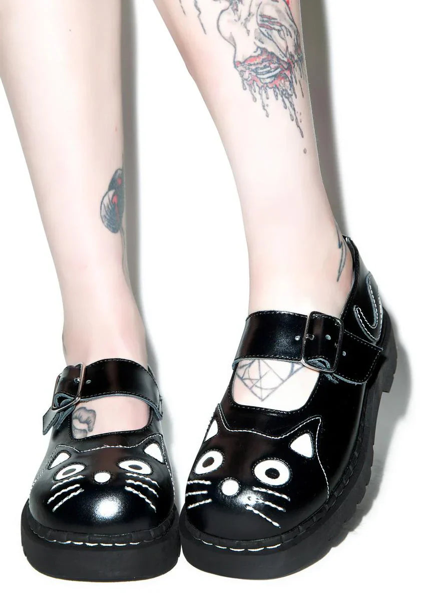 Black Cat Shoes